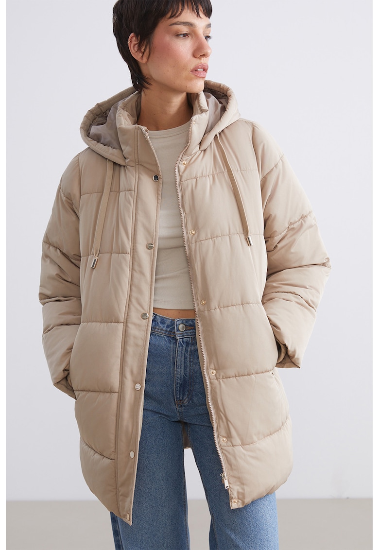 Ватирано зимно яке с качулка LC WAIKIKI