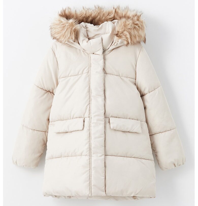 Ватирано яке с качулка и еко пух LC WAIKIKI