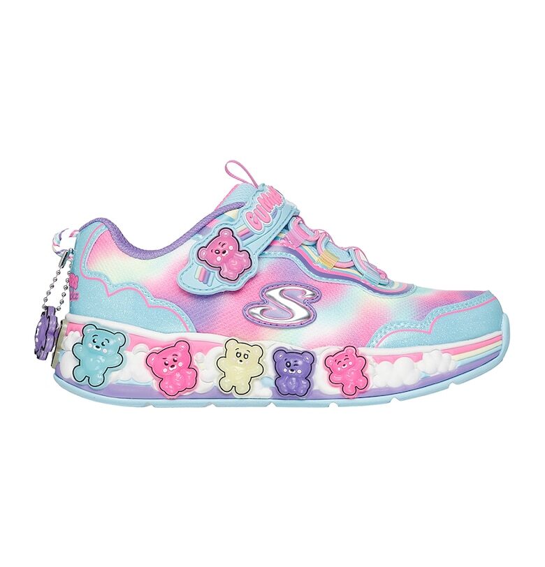 Велкро спортни обувки Gummy Friends с отделяща се декорация Skechers