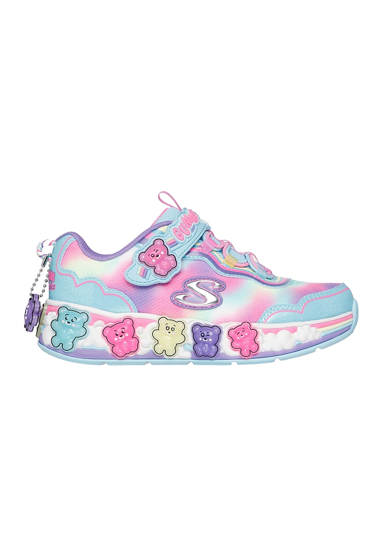 Велкро спортни обувки Gummy Friends с отделяща се декорация Skechers