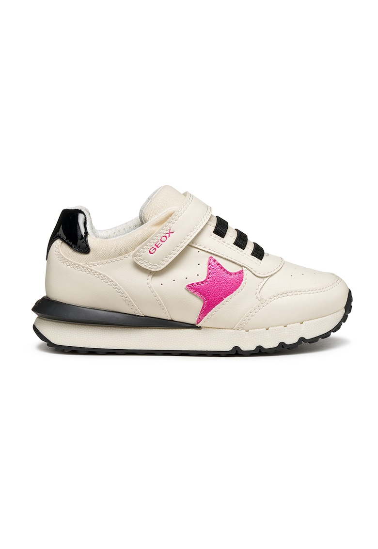 Велкро спортни обувки от еко кожа с мрежа Geox