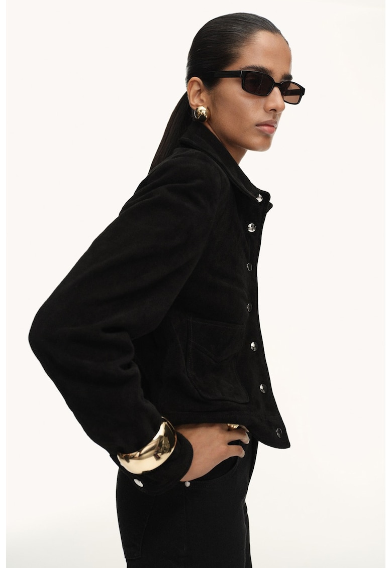 Велурен шакет с капси Mango