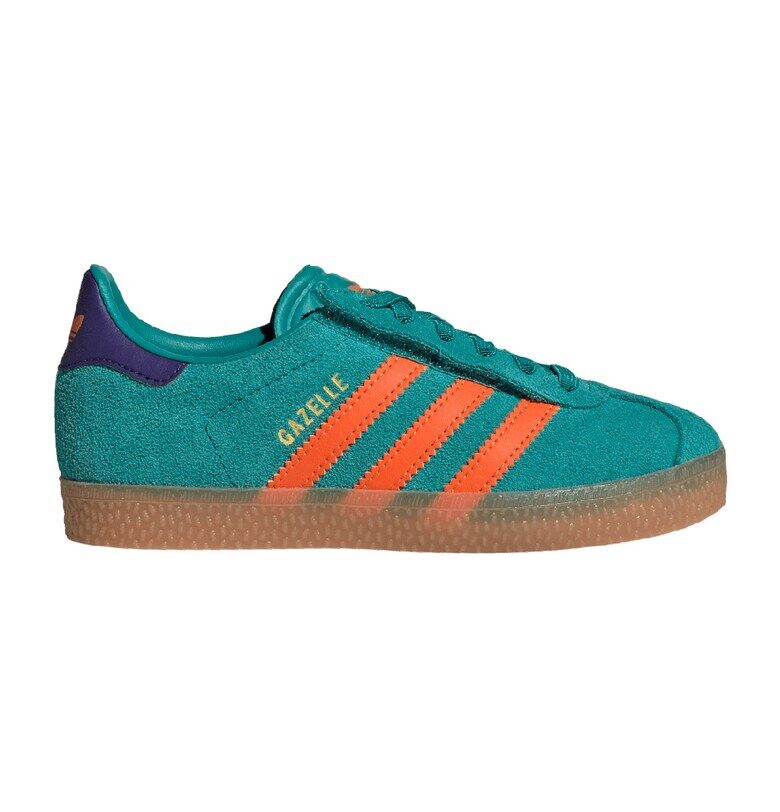 Велурени маратонки Gazelle с цветен блок adidas Originals