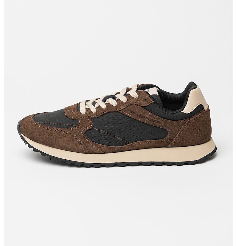 Велурени маратонки New Runner Tommy Hilfiger