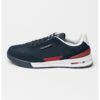 Велурени маратонки Retro с текстил Tommy Hilfiger