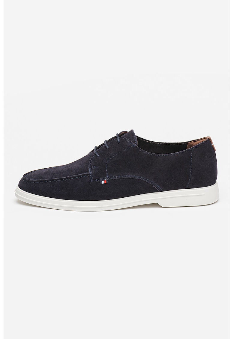 Велурени обувки Derby Tommy Hilfiger