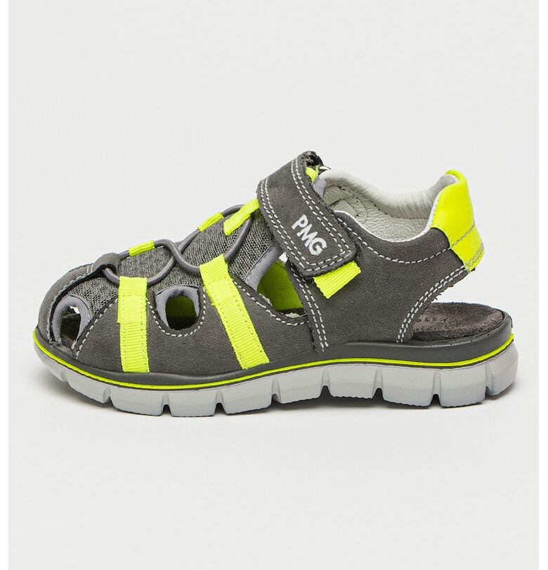 Велурени сандали с лого Primigi