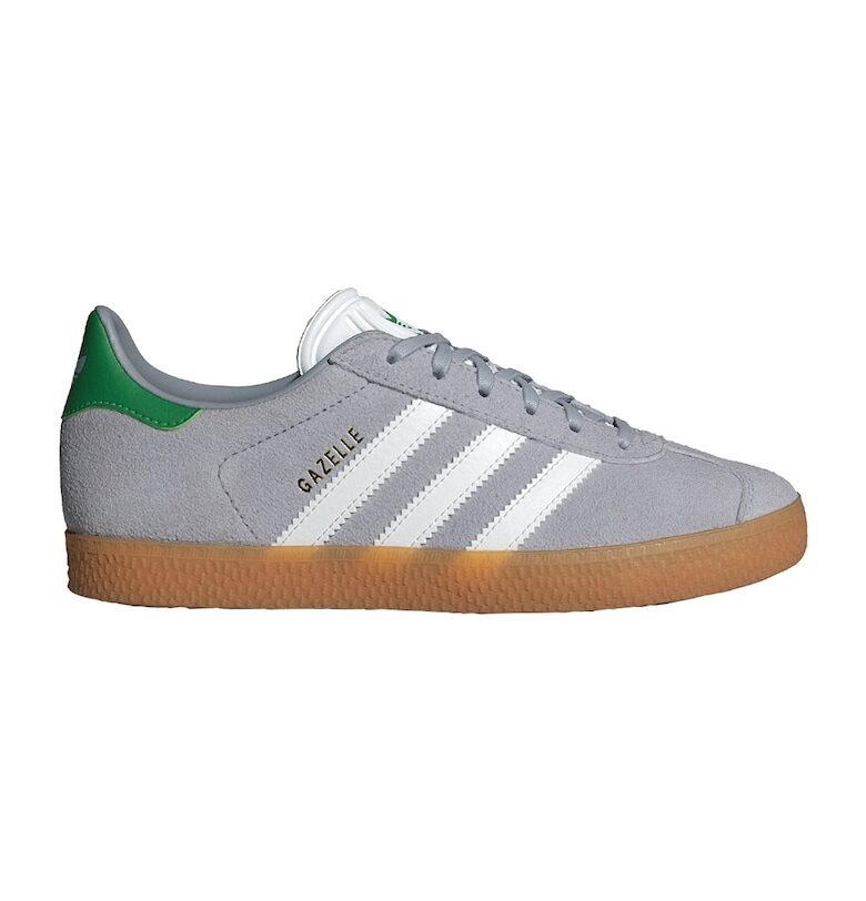 Велурени спортни обувки Gazelle с контрастно лого adidas Originals