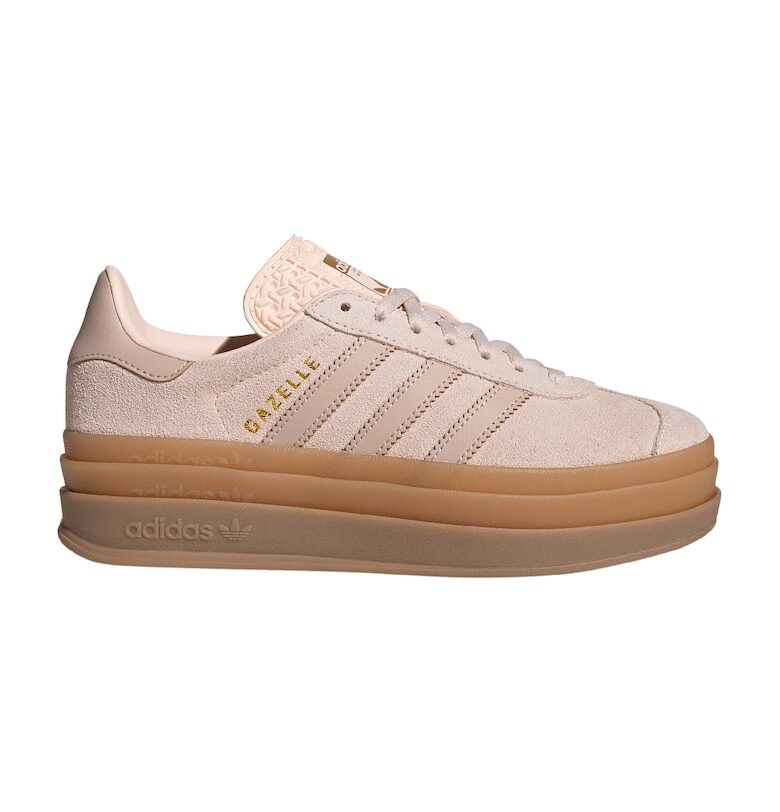 Велурени спортни обувки Gazelle с равна платформа adidas Originals