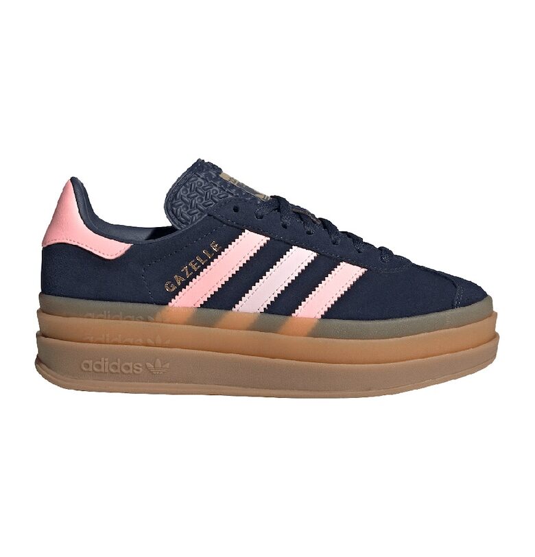 Велурени спортни обувки Gazelle с равна платформа adidas Originals