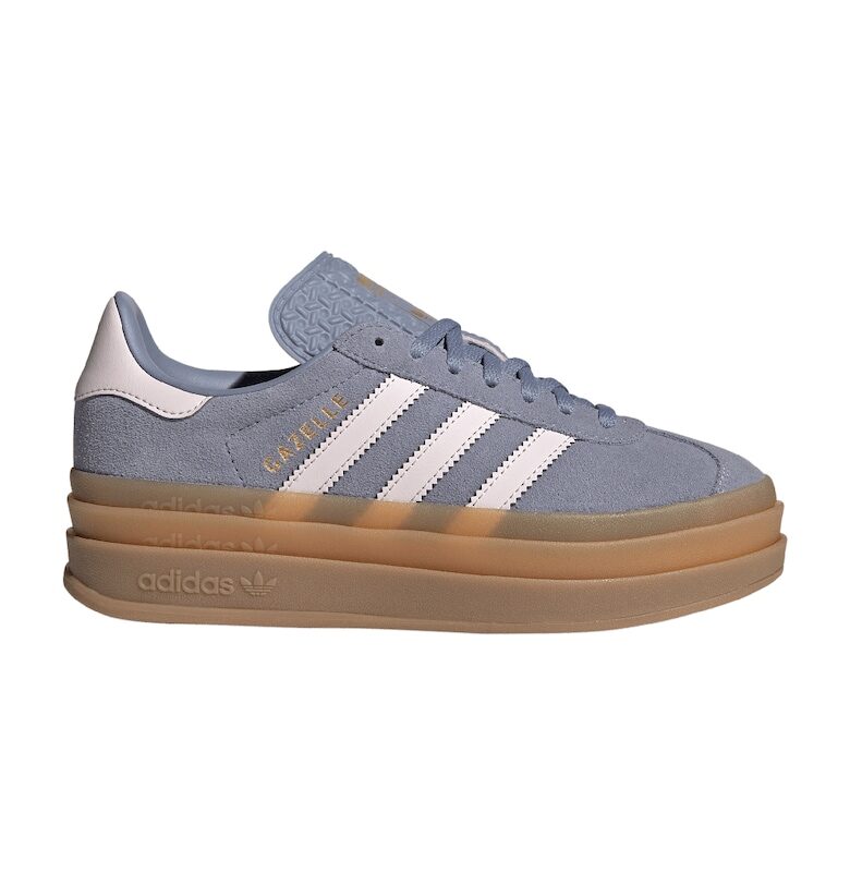 Велурени спортни обувки Gazelle с равна платформа adidas Originals