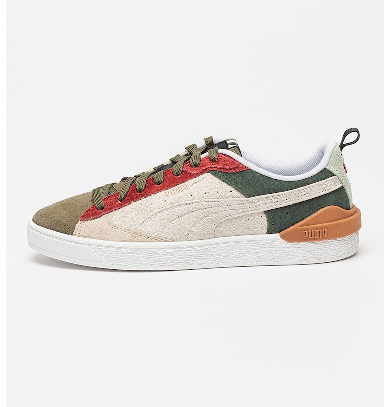 Велурени спортни обувки с лого Puma