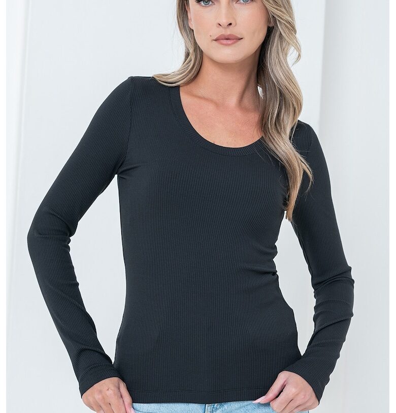 Вталена блуза с модал CALVIN KLEIN