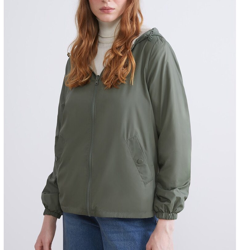 Двулицев дъждобран с качулка LC WAIKIKI