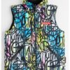 Двулицев елек със средновисока яка Sprayground