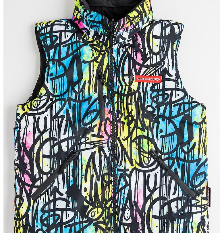Двулицев елек със средновисока яка Sprayground