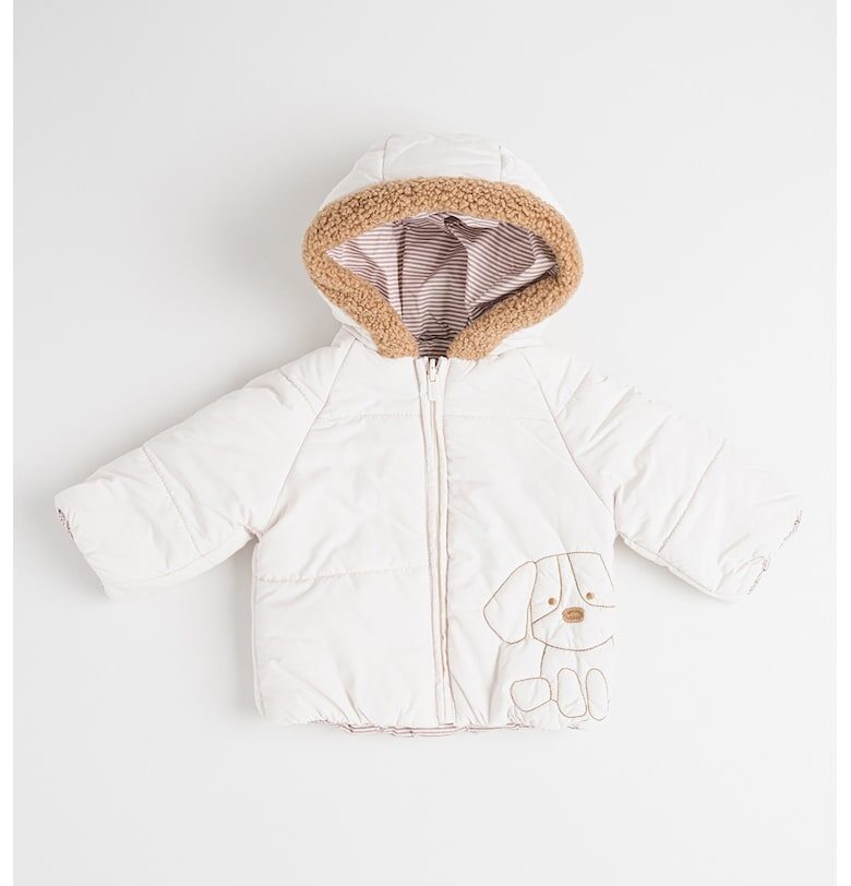 Двулицево зимно яке с цип и графика Mayoral