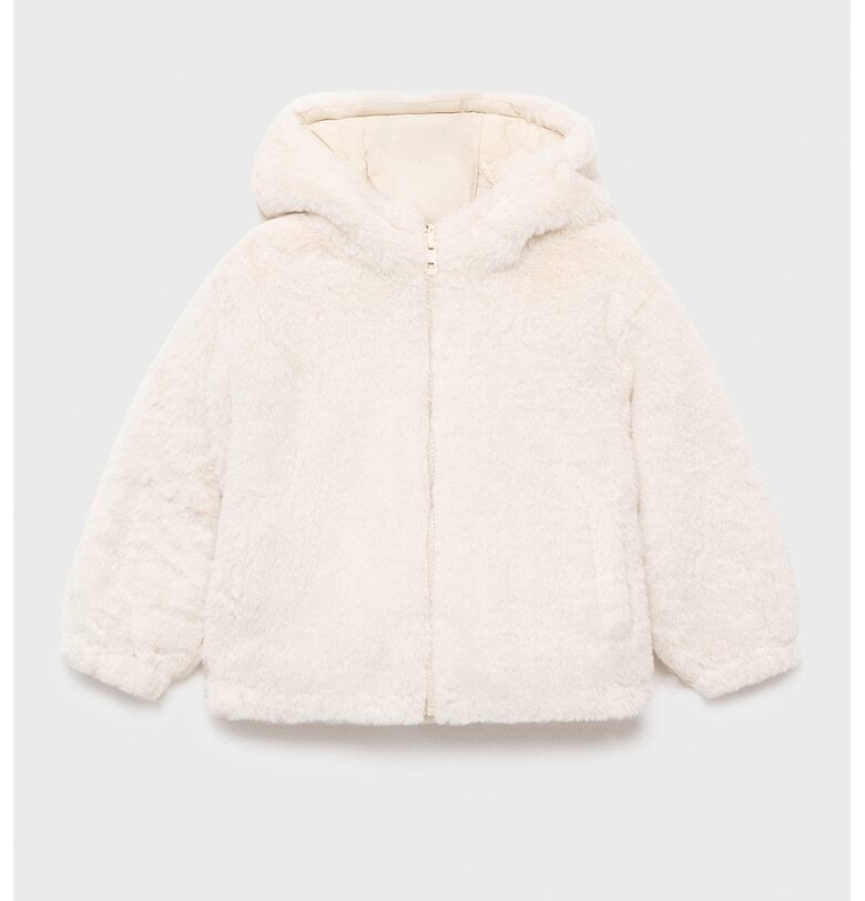 Двулицево яке с качулка Mango