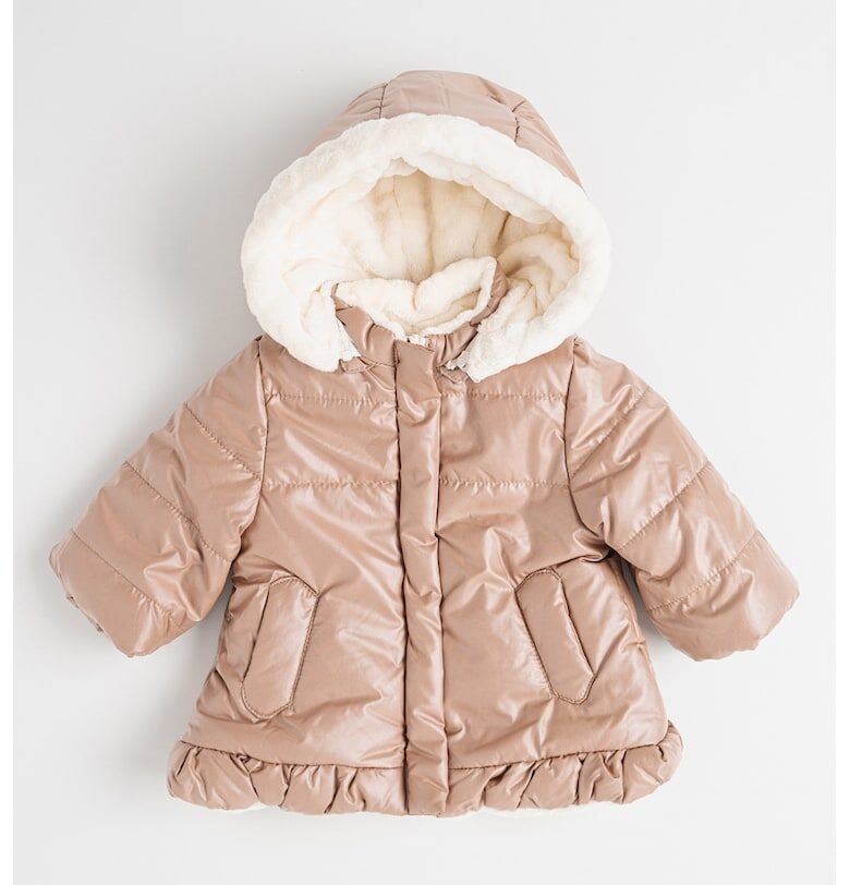 Двулицево яке с цип и принт на гърба Mayoral