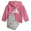 Двуцветен спортен екип с цип adidas Sportswear