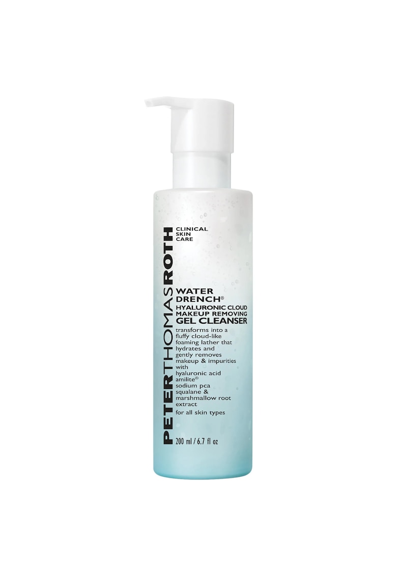 Демакиант Water Drench®  Hyaluronic Cloud Makeup Removing Gel Cleanser - 200 мл Peter Thomas Roth