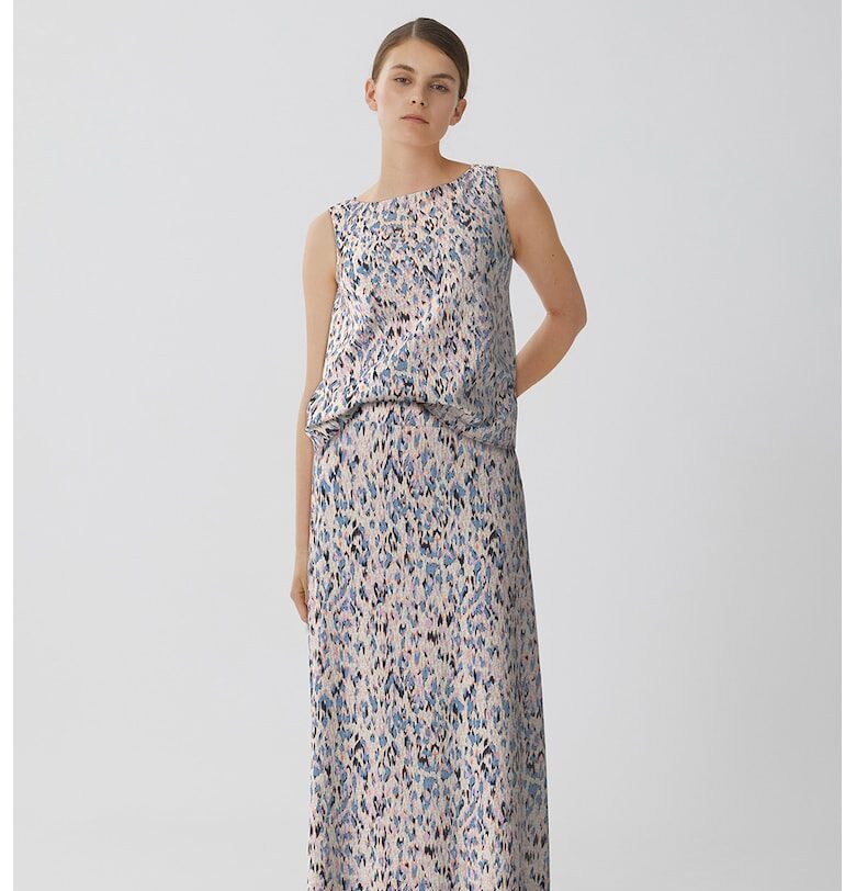 Десенирана блуза с шпиц Vila