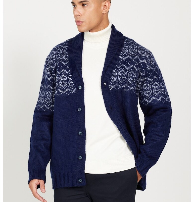 Десенирана плетена жилетка ACCo