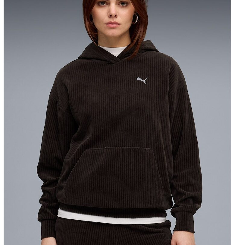 Джинсово худи ESS ELEVATED с паднали ръкави Puma