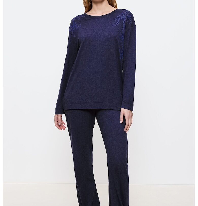 Дълга пижама с модал и паднали ръкави Triumph