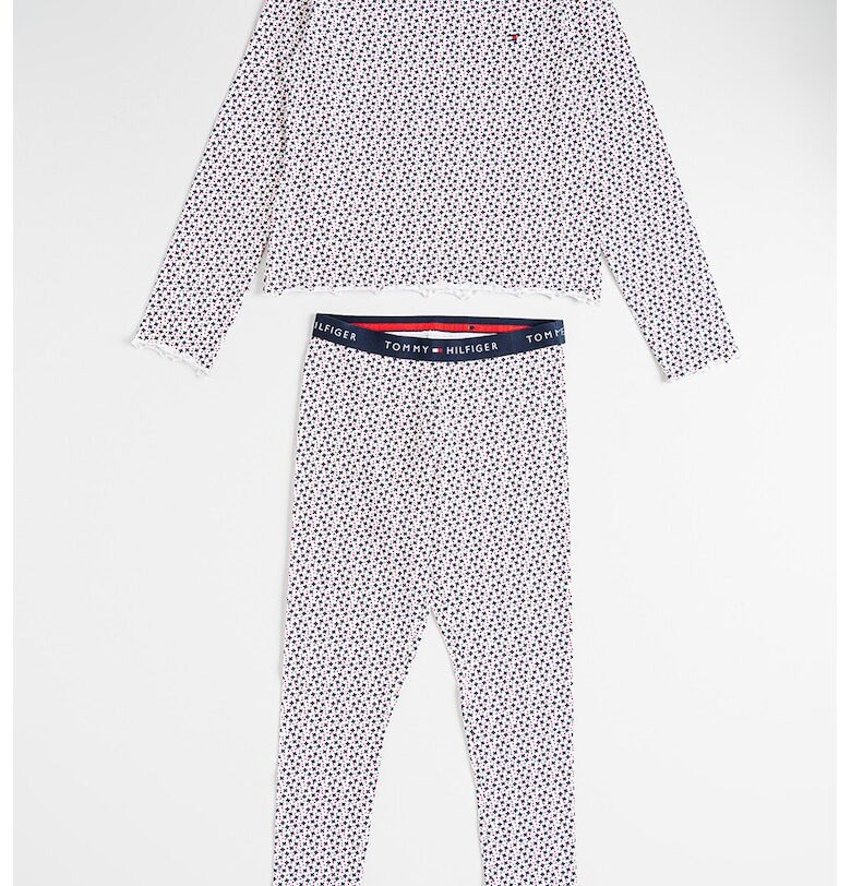 Дълга пижама с памук Tommy Hilfiger
