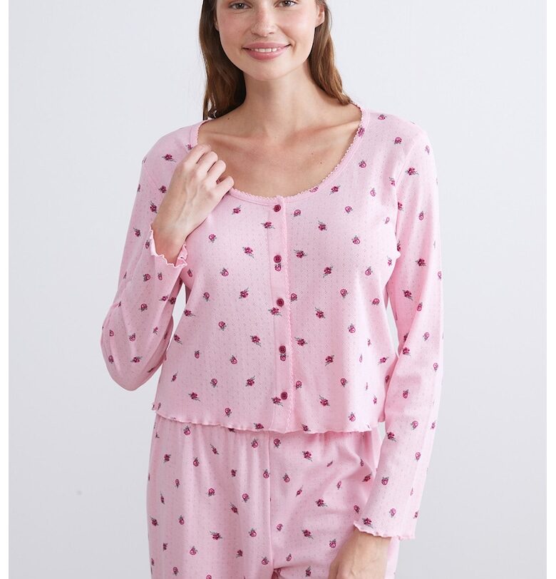 Дълга флорална пижама LC WAIKIKI