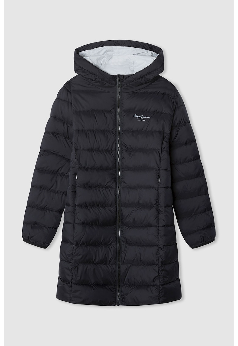 Дълго зимно яке с качулка Pepe Jeans London