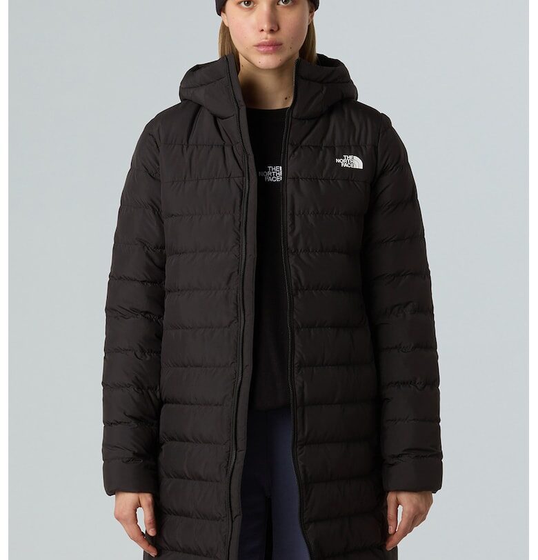 Дълго зимно яке с лого The North Face