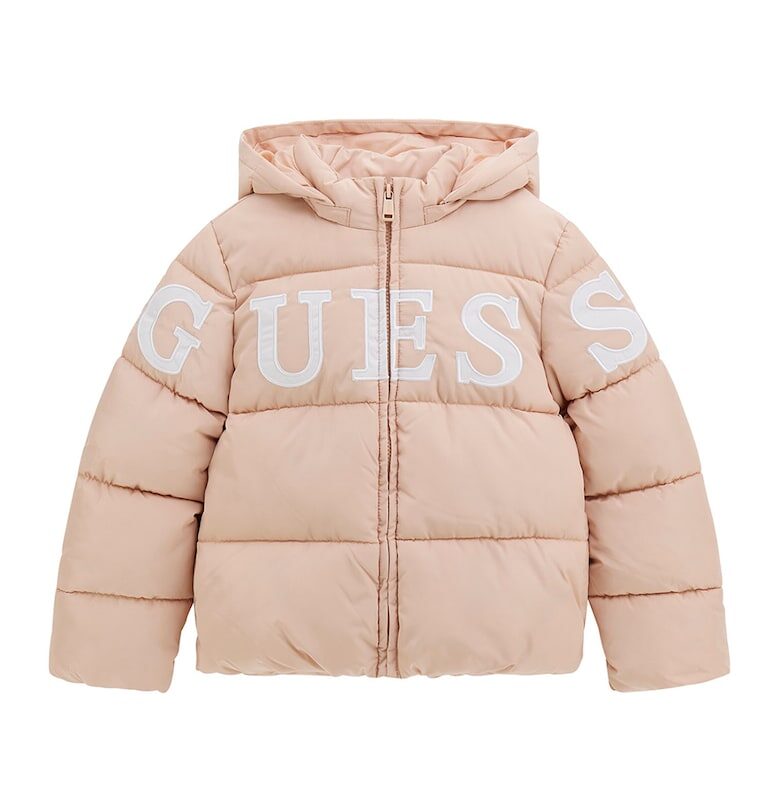 Дълго зимно яке с шарка GUESS KIDS