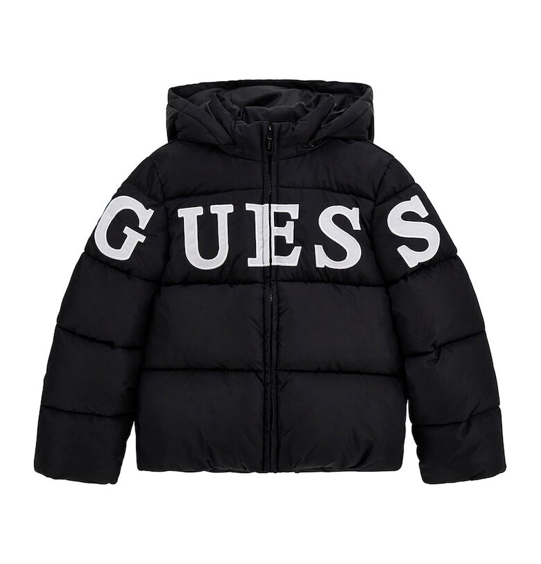 Дълго зимно яке с шарка GUESS KIDS