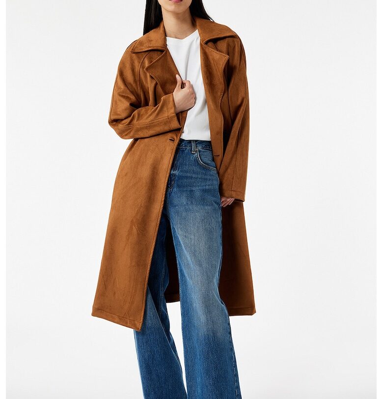 Дълго палто с копчета KOTON