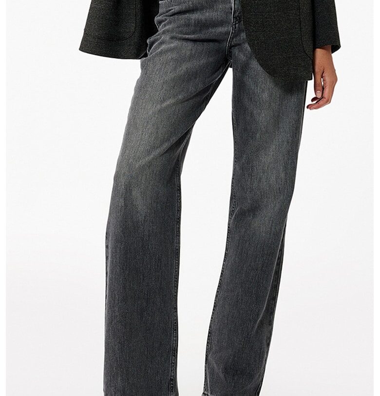 Дънки с висока талия и захабен ефект KOTON