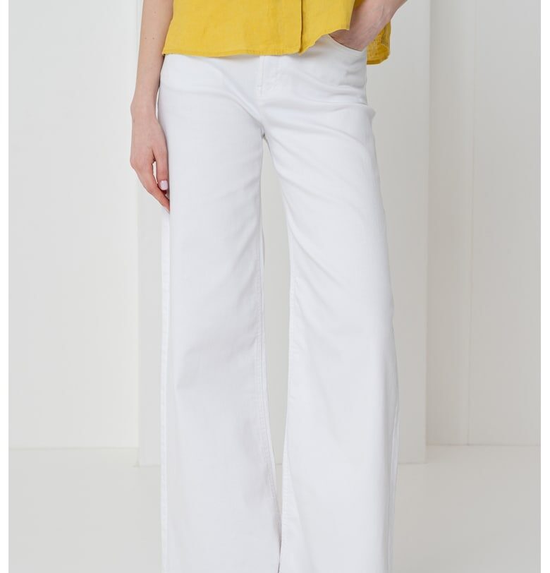 Дънки с висока талия и широк крачол United Colors of Benetton