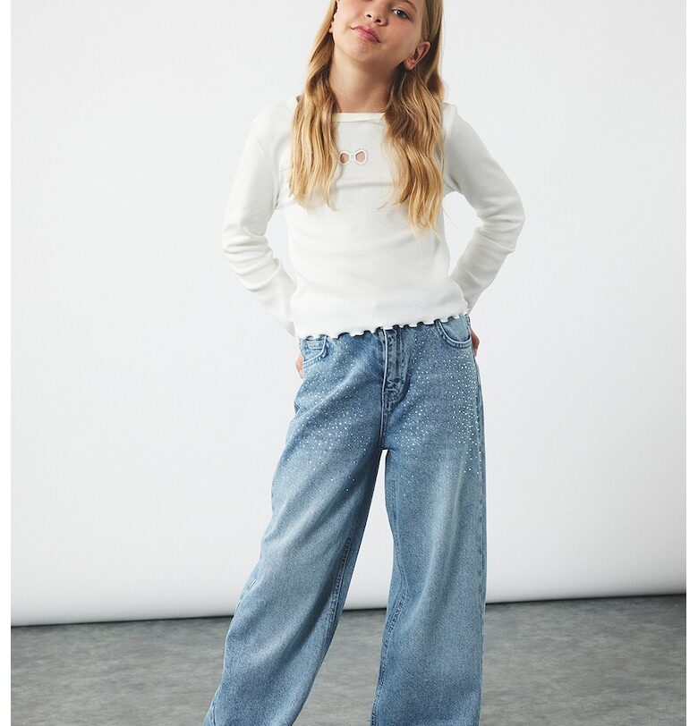 Дънки с декоративни камъни KOTON