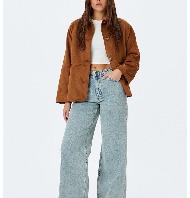 Дънки с широк крачол и захабен ефект KOTON