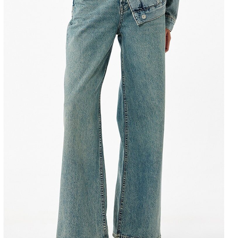 Дънки с широк крачол и захабен ефект KOTON