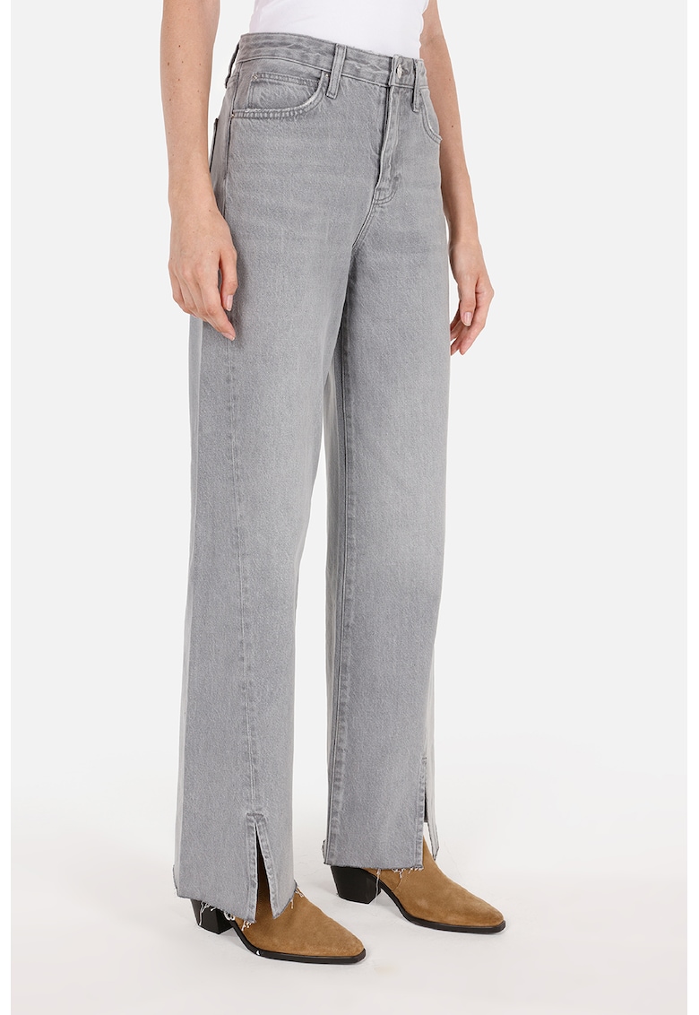 Дънки с широк крачол и цепки на подгъва COLINS