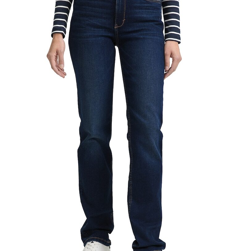 Дънки със средна талия и джобове Tom Tailor