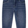 Дънки със средновисока талия и захабен ефект Levis