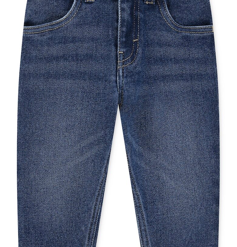 Дънки със средновисока талия и захабен ефект Levis