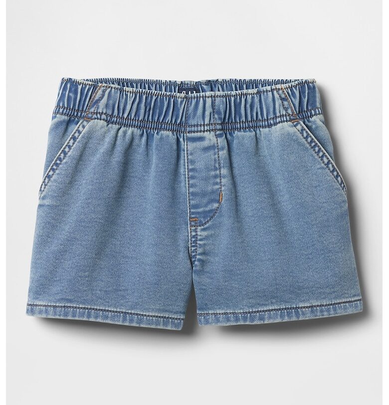 Дънков къс панталон със скосени джобове GAP