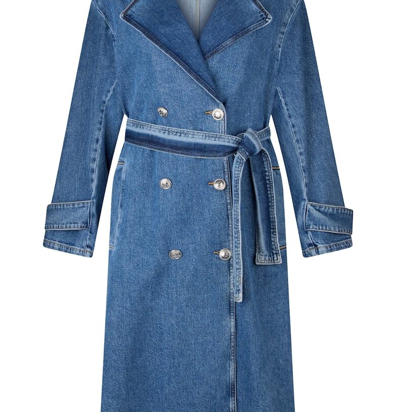 Дънков тренч с връзка Liu Jo