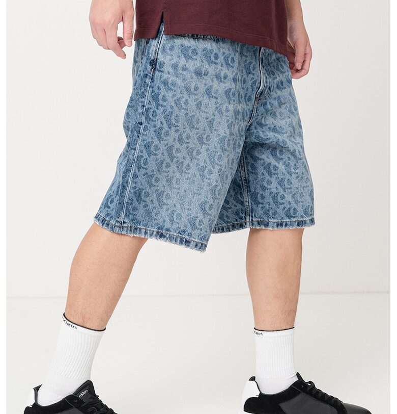 Дънкови бермуди със свободна кройка CALVIN KLEIN JEANS