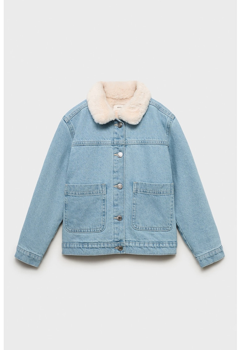 Дънково яке с джобове Mango