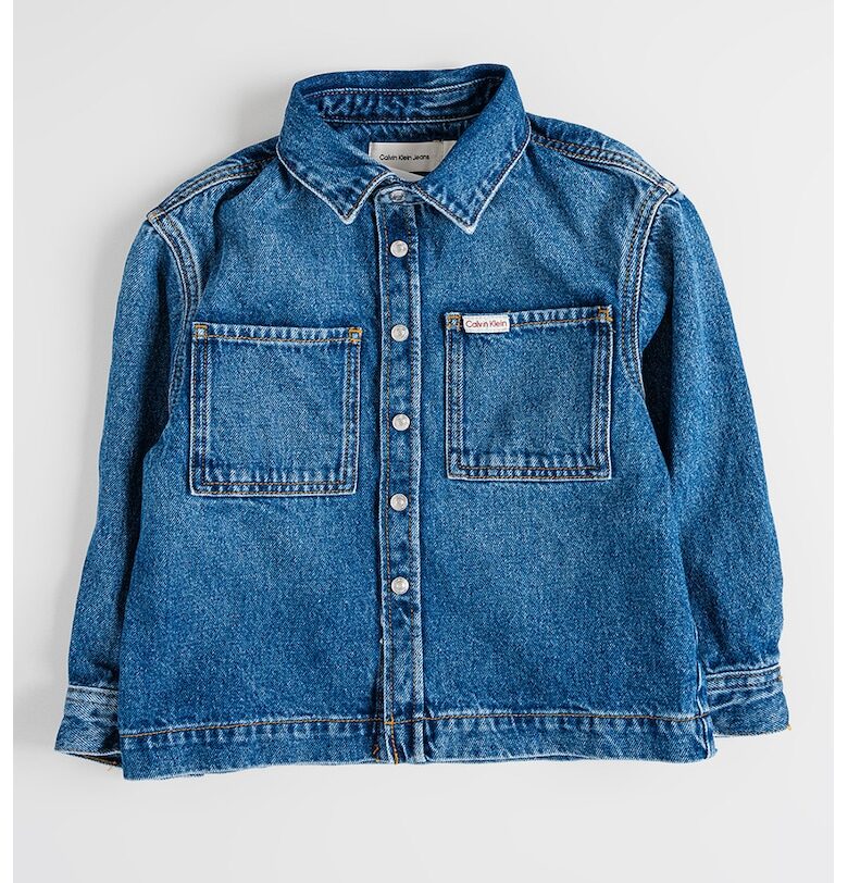 Дънково яке с джобове на гърдите CALVIN KLEIN